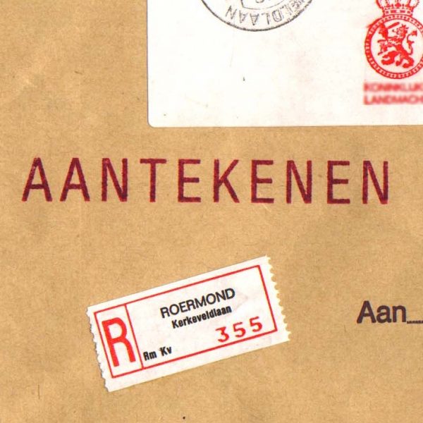 De aangetekende brief